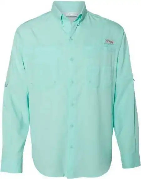 Columbia 212467 Pfg Tamiami Ii Long Sleeve Shirt - Gulf Stream