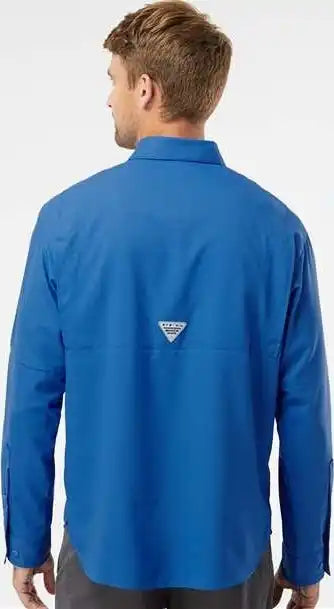 Columbia 212467 Pfg Tamiami Ii Long Sleeve Shirt Vivid Blue