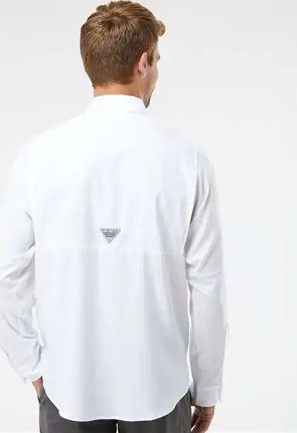 Columbia 212467 Pfg Tamiami Ii Long Sleeve Shirt White