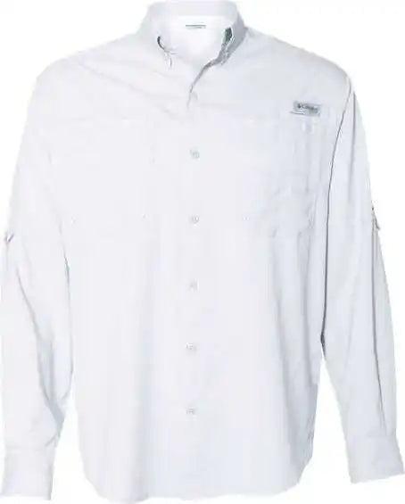 Columbia 212467 Pfg Tamiami Ii Long Sleeve Shirt White