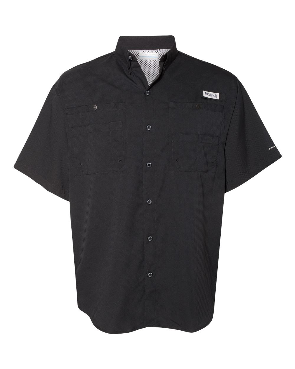 Columbia 212468 Pfg Tamiami Ii Short Sleeve Shirt - Black