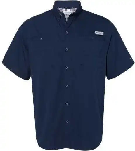 Columbia 212468 Pfg Tamiami Ii Short Sleeve Shirt Collegiate Navy
