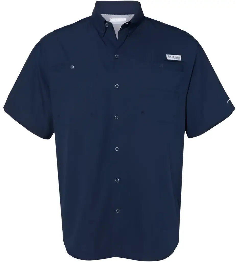 Columbia 212468 Pfg Tamiami Ii Short Sleeve Shirt - Collegiate Navy
