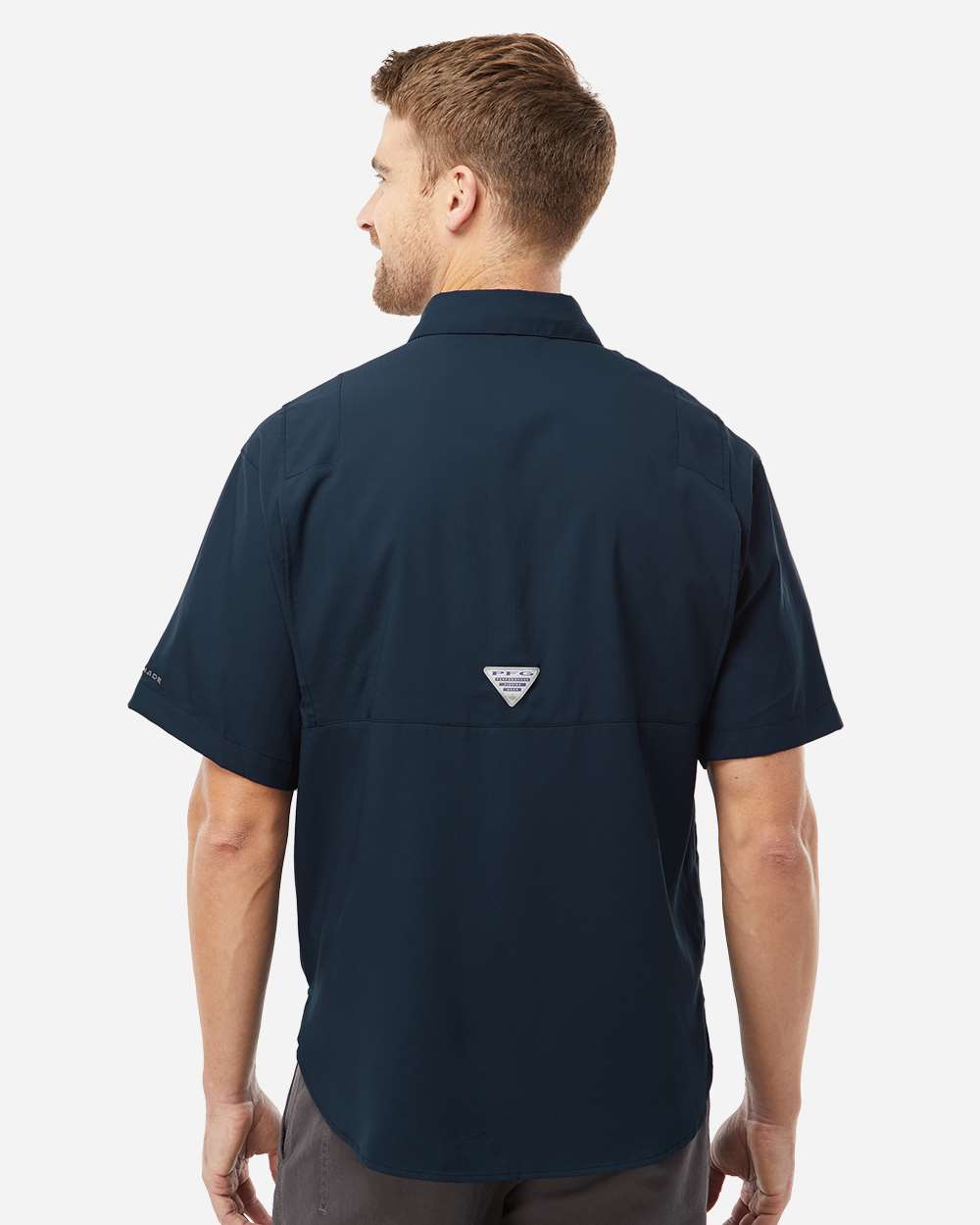 Columbia 212468 Pfg Tamiami Ii Short Sleeve Shirt - Collegiate Navy