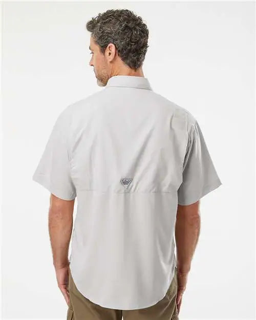 Columbia 212468 Pfg Tamiami Ii Short Sleeve Shirt - Cool Gray