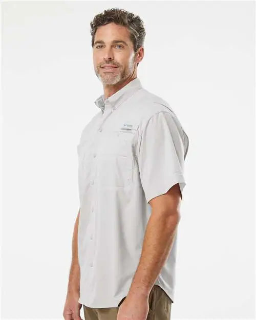 Columbia 212468 Pfg Tamiami Ii Short Sleeve Shirt - Cool Gray