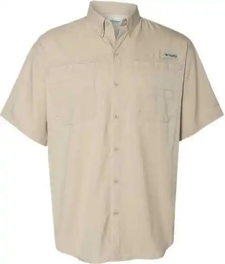 Columbia 212468 Pfg Tamiami Ii Short Sleeve Shirt Fossil