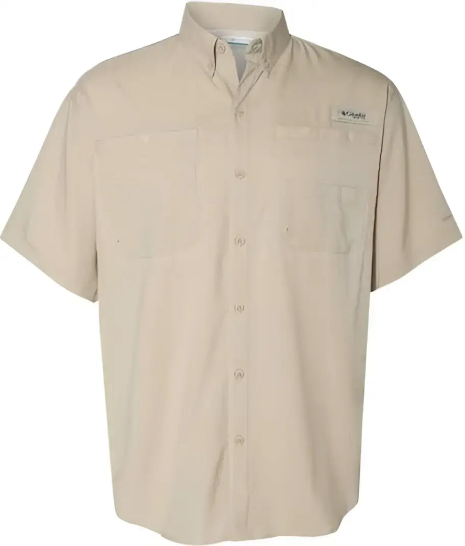 Columbia 212468 Pfg Tamiami Ii Short Sleeve Shirt - Fossil