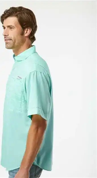Columbia 212468 Pfg Tamiami Ii Short Sleeve Shirt - Gulf Stream