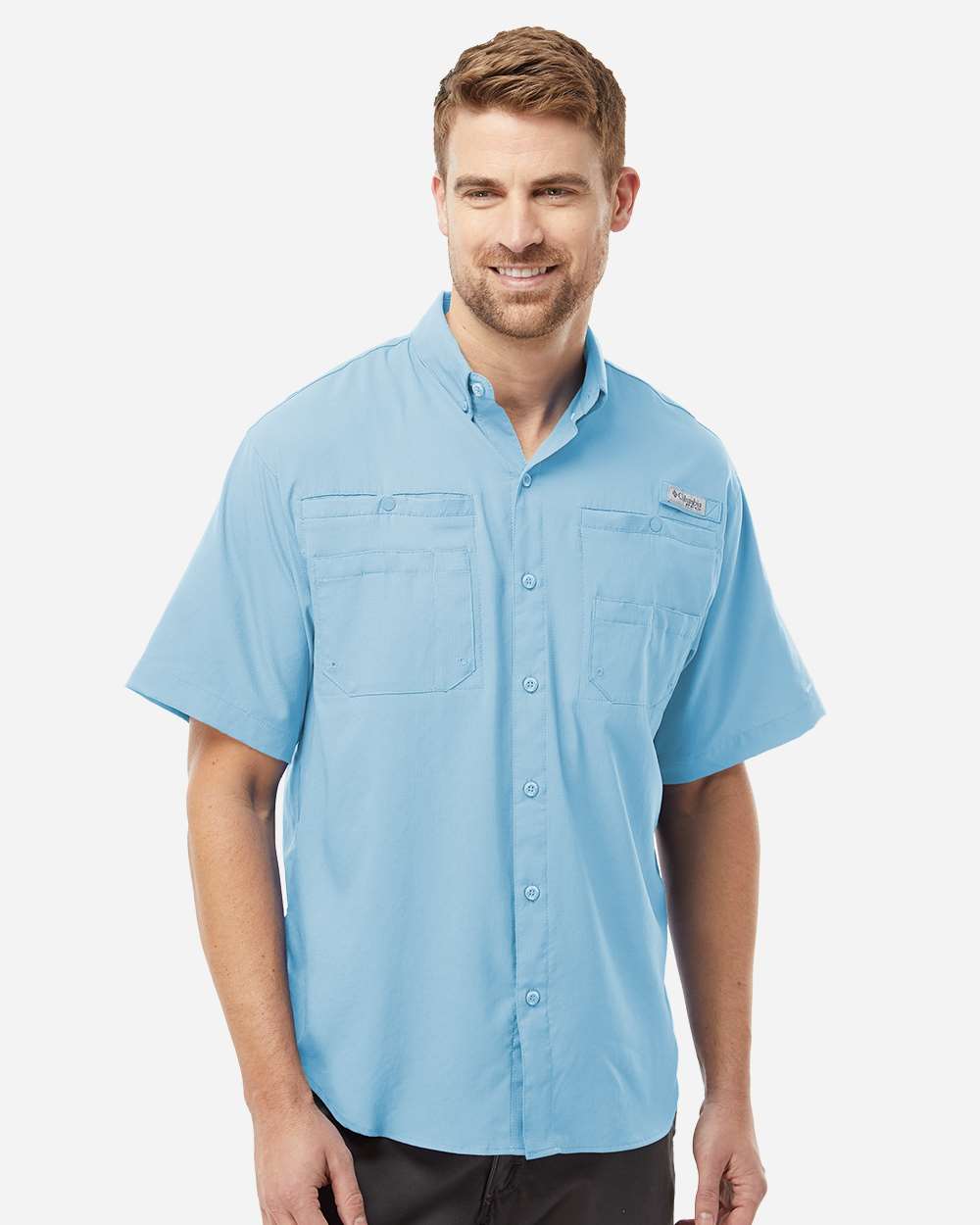 Columbia 212468 Pfg Tamiami Ii Short Sleeve Shirt - Sail