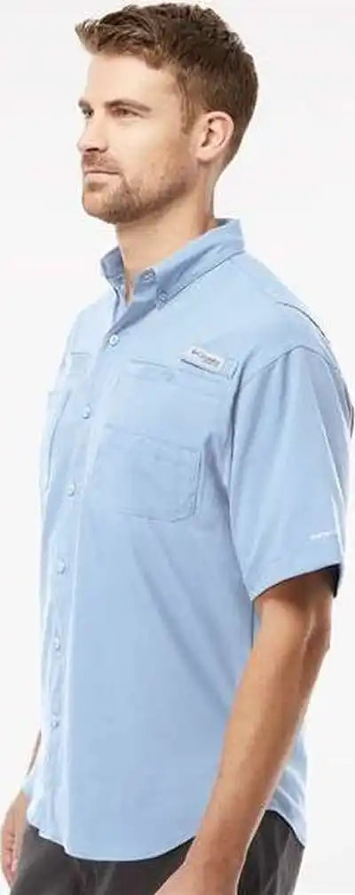 Columbia 212468 Pfg Tamiami Ii Short Sleeve Shirt Sail