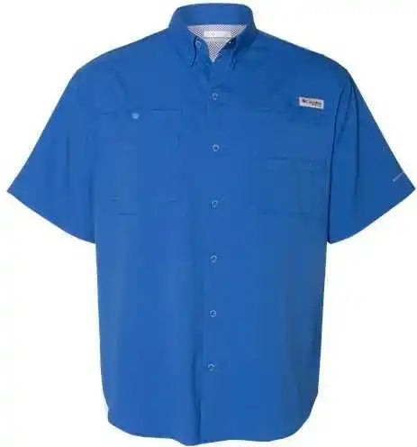 Columbia 212468 Pfg Tamiami Ii Short Sleeve Shirt - Vivid Blue