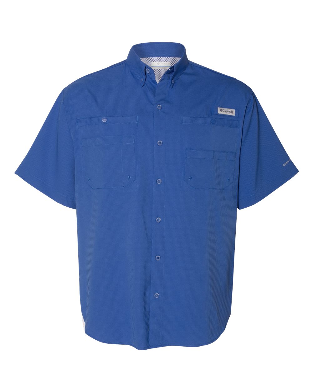 Columbia 212468 Pfg Tamiami Ii Short Sleeve Shirt - Vivid Blue