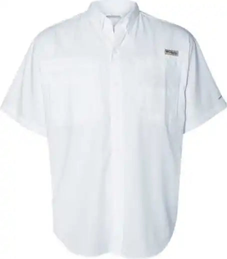 Columbia 212468 Pfg Tamiami Ii Short Sleeve Shirt - White