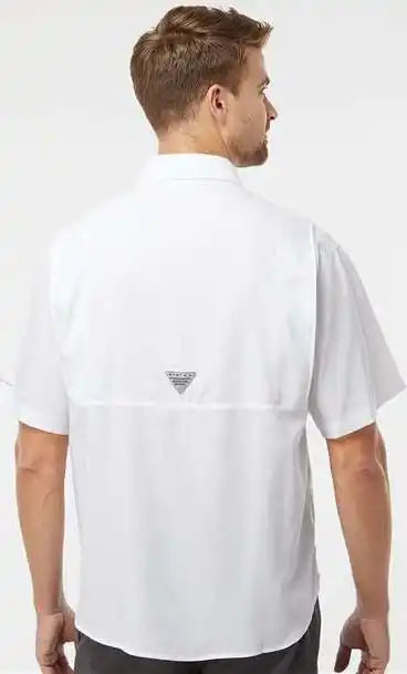 Columbia 212468 Pfg Tamiami Ii Short Sleeve Shirt White