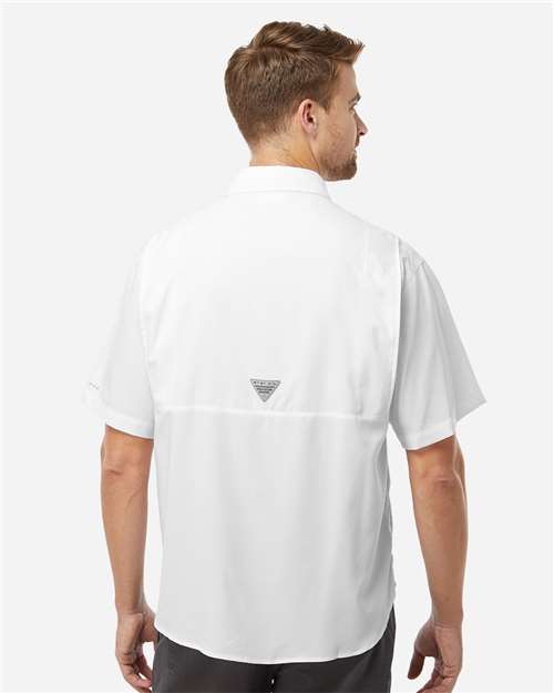 Columbia 212468 Pfg Tamiami Ii Short Sleeve Shirt - White