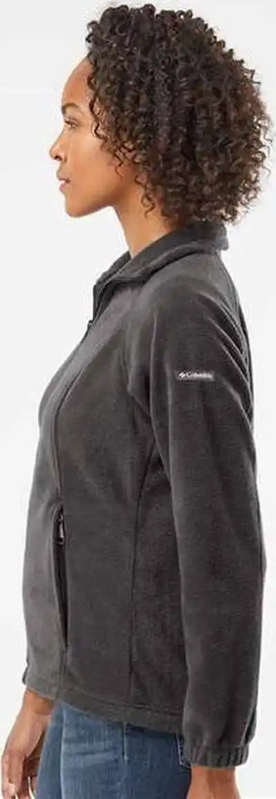 Columbia 212470 Womens Benton Springs Fleece Full Zip Jacket Charcoal Heather