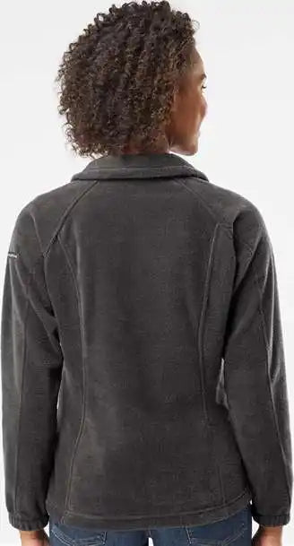 Columbia 212470 Womens Benton Springs Fleece Full Zip Jacket Charcoal Heather