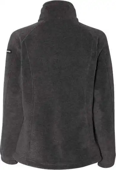 Columbia 212470 Womens Benton Springs Fleece Full Zip Jacket Charcoal Heather