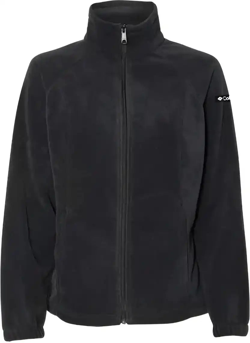 Columbia 212470 Womens Benton Springs Fleece Full Zip Jacket Black