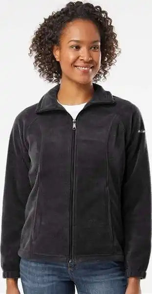 Columbia 212470 Womens Benton Springs Fleece Full Zip Jacket Black