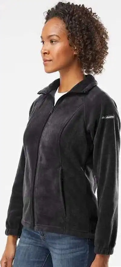 Columbia 212470 Womens Benton Springs Fleece Full Zip Jacket Black