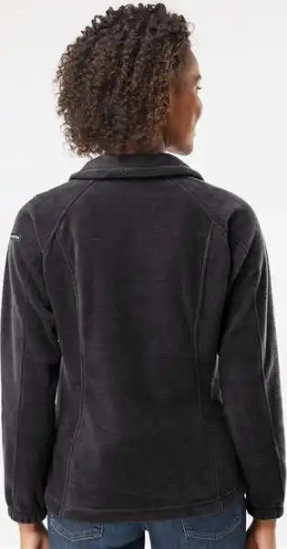 Columbia 212470 Womens Benton Springs Fleece Full Zip Jacket Black