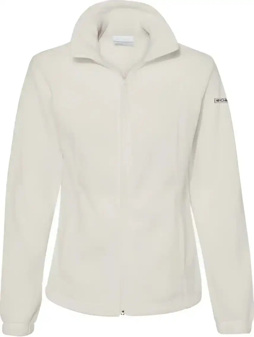 Columbia 212470 Womens Benton Springs Fleece Full Zip Jacket Chalk