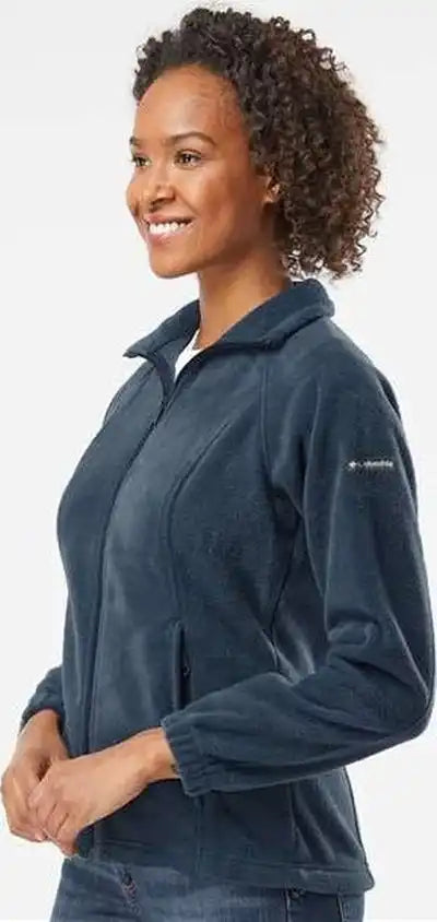 Columbia 212470 Womens Benton Springs Fleece Full-zip Jacket - Navy