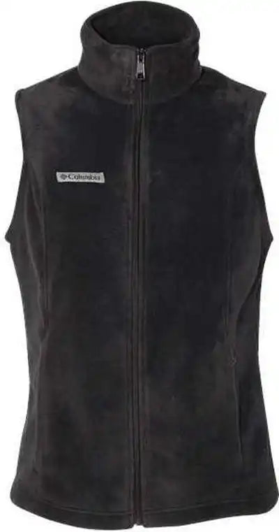 Columbia 212471 Womens Benton Springs Fleece Vest Black