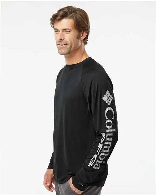 Columbia 212472 Pfg Terminal Tackle™ Long Sleeve T-shirt - Black Cool Grey