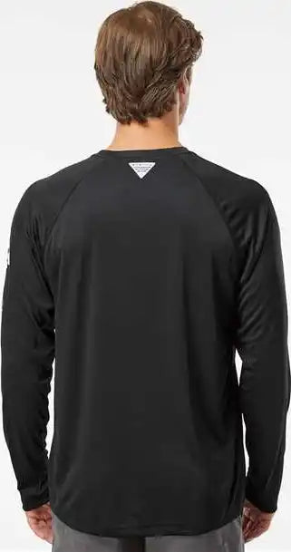 Columbia 212472 Pfg Terminal Tackle Long Sleeve t Shirt Black Cool Gray