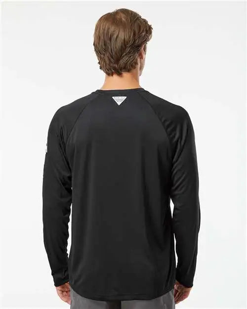 Columbia 212472 Pfg Terminal Tackle™ Long Sleeve T-shirt - Black Cool Grey