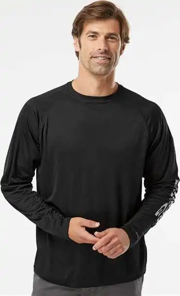 Columbia 212472 Pfg Terminal Tackle Long Sleeve t Shirt Black Cool Gray