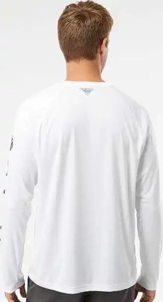 Columbia 212472 Pfg Terminal Tackle Long Sleeve t Shirt White Nightshade