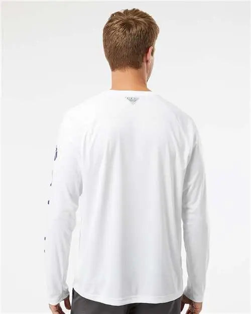 Columbia 212472 Pfg Terminal Tackle™ Long Sleeve T-shirt - White Nightshade