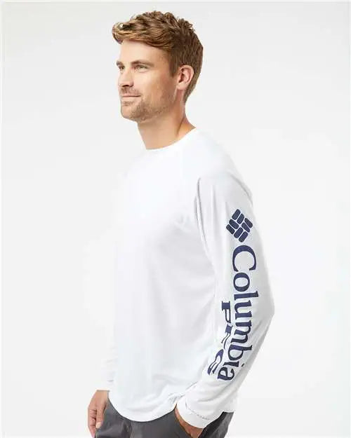 Columbia 212472 Pfg Terminal Tackle™ Long Sleeve T-shirt - White Nightshade