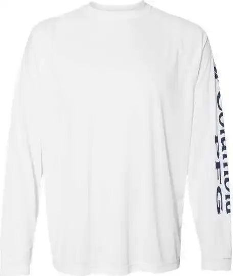 Columbia 212472 Pfg Terminal Tackle Long Sleeve t Shirt White Nightshade