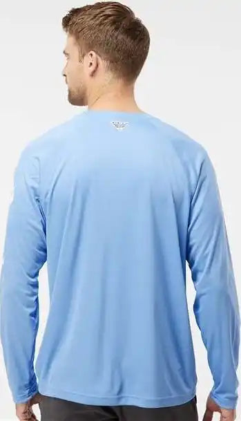 Columbia 212472 Pfg Terminal Tackle Long Sleeve T-shirt - White Cap