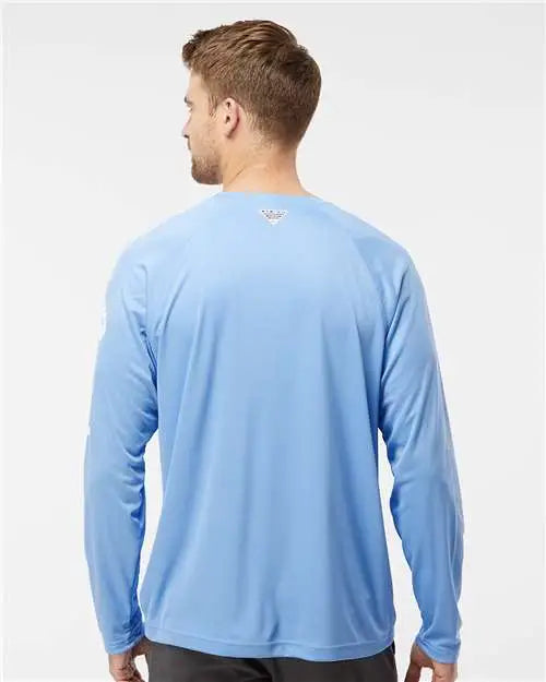 Columbia 212472 Pfg Terminal Tackle™ Long Sleeve T-shirt - White Cap