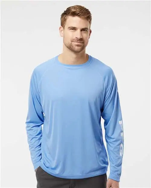 Columbia 212472 Pfg Terminal Tackle™ Long Sleeve T-shirt - White Cap