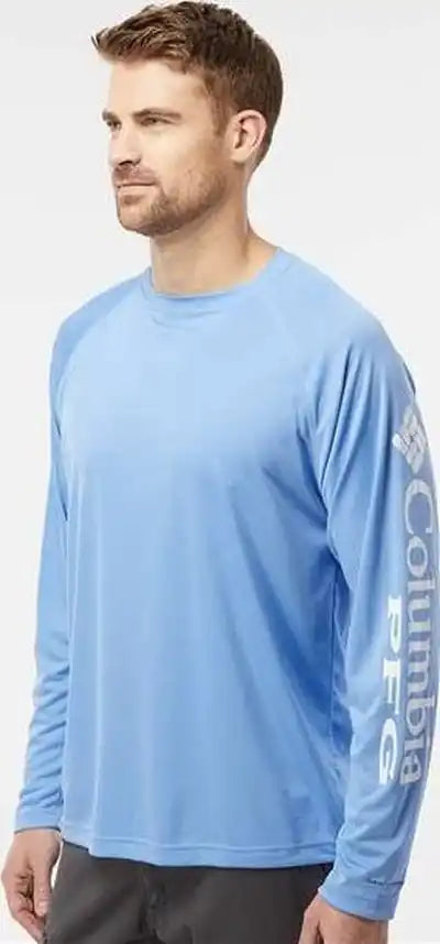 Columbia 212472 Pfg Terminal Tackle Long Sleeve T-shirt - White Cap