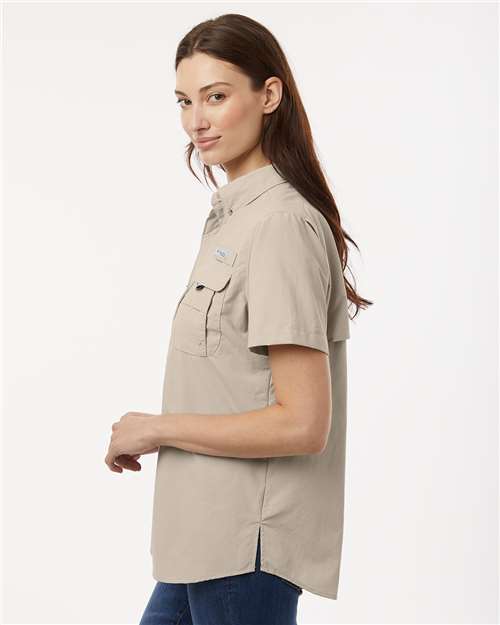 Columbia 212473 Women’s Pfg Bahama™ Short Sleeve Shirt - Fossil