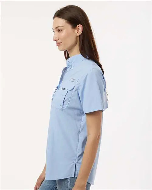 Columbia 212473 Women’s Pfg Bahama™ Short Sleeve Shirt - Sail