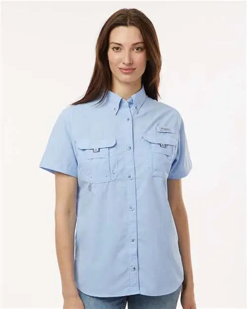 Columbia 212473 Women’s Pfg Bahama™ Short Sleeve Shirt - Sail