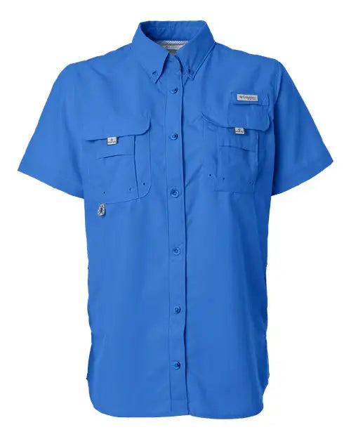 Columbia 212473 Women’s Pfg Bahama™ Short Sleeve Shirt - Vivid Blue