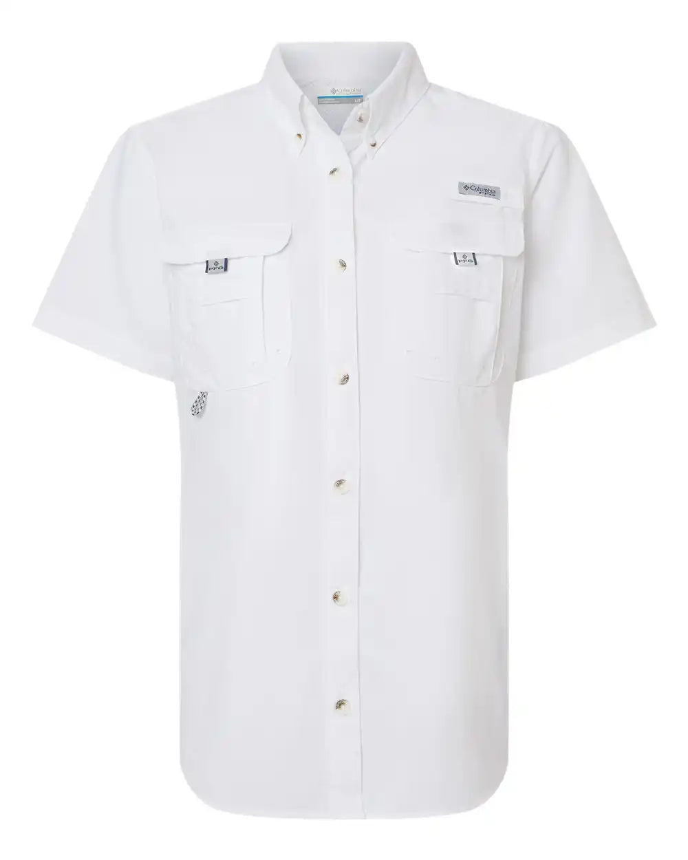 Columbia 212473 Women’s Pfg Bahama™ Short Sleeve Shirt - White - Xs