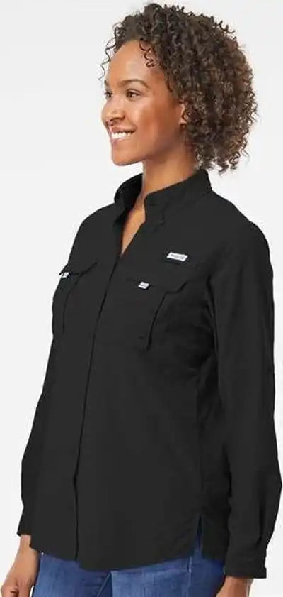 Columbia 212474 Women’s Pfg Bahama Long Sleeve Shirt - Black