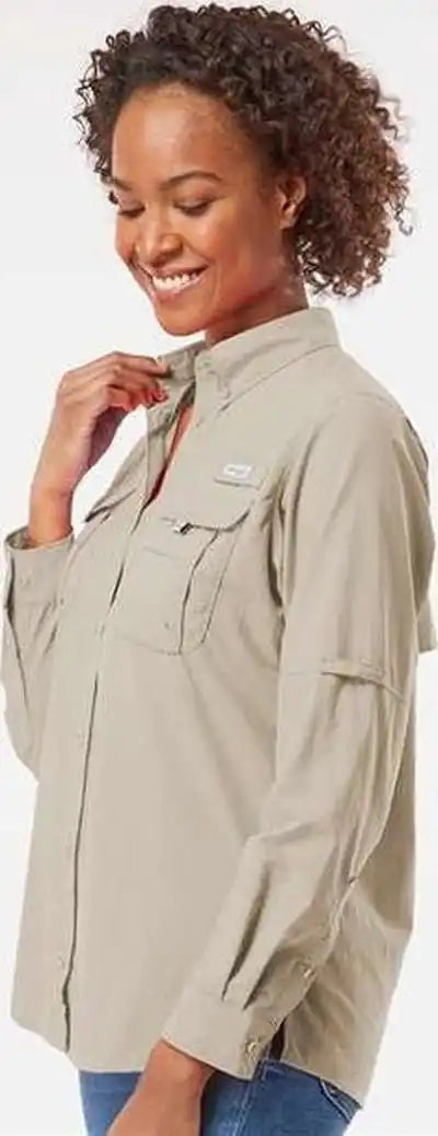 Columbia 212474 Women’s Pfg Bahama Long Sleeve Shirt - Fossil