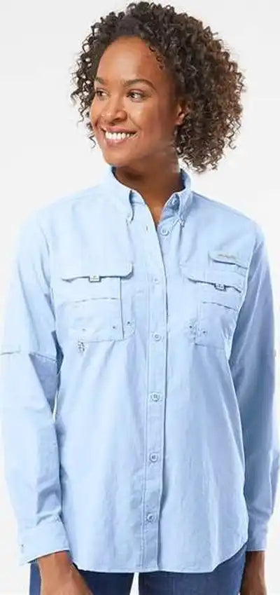 Columbia 212474 Women’s Pfg Bahama Long Sleeve Shirt Sail